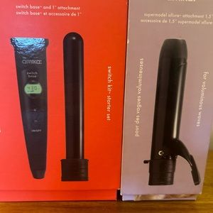 Amika Switch Curling Iron with 1.5 inch extra attachment